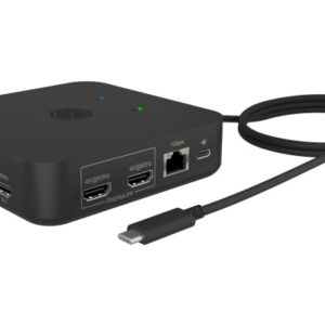 ICY BOX   Mobile Dockingstation 12in1 IB-DK4090 3xHDMI,2x USB-C 3.2G2,4x USB-A