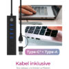 ICY BOX   7-Port USB 3.2 Gen 1 Hub IBHUB1737 3x USB-C & 4x USB-A – Bild 4