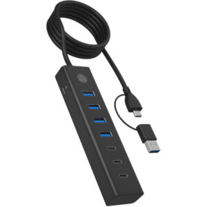 ICY BOX   7-Port USB 3.2 Gen 1 Hub IBHUB1737 3x USB-C & 4x USB-A