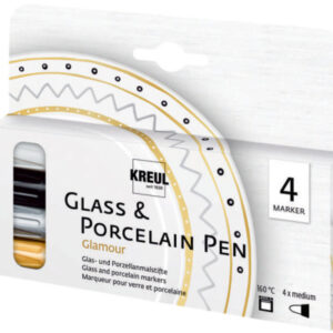 KREUL     Porzellanmarker 16431     Glamour, 4 Set