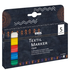 KREUL     Textik Marker Opak      medium 92750     5er Set