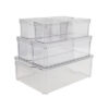 NORDIC Q  Fridge/Pantry storage set 2360037   Transparent, 7 pcs.