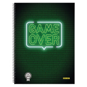 ONLINE    Collegeblock Game Over      A4 07922/9   kariert, 90g, 80 Blatt