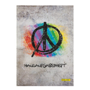 ONLINE    Hausaufgabenheft            A5 07934/12  Peace                 48 Blatt