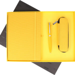 ONLINE    Set Notizbuch + Stift + Etui 16918     Indian Summer Yellow