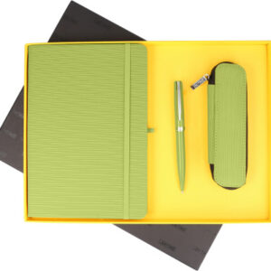 ONLINE    Set Notizbuch + Stift + Etui 16919     Indian Summer Green