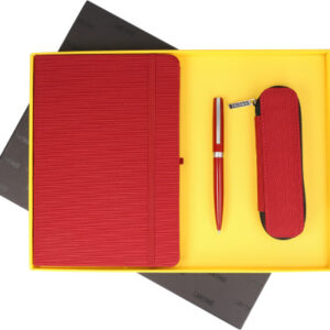 ONLINE    Set Notizbuch + Stift + Etui 16920     Indian Summer Red