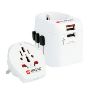 SKROSS    World Travel Adapter 1.302470  PRO Light USB 2xA World