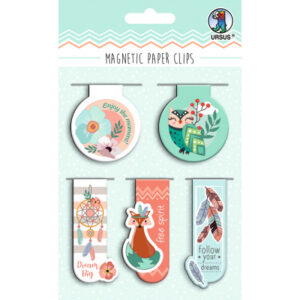 URSUS     Magnetic Paper Clips Dream 43000001  4.5-6.5cm              5 Stück