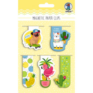 URSUS     Magnetic Paper Clips Funky 43000002  4.5-6.5cm              5 Stück