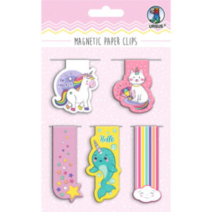 URSUS     Magnetic Paper Clips Magic 43000003  4.5-6.5cm              5 Stück