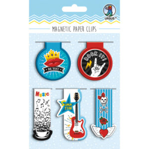URSUS     Magnetic Paper Clips Rockstar 43000004  4.5-6.5cm              5 Stück