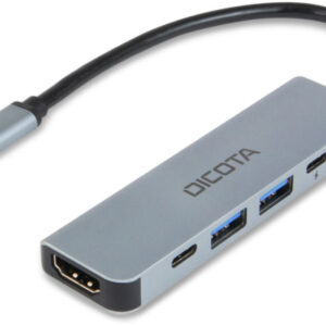 DICOTA    USB-C 5-in-1 Video Hub D32060    4K PD 100W