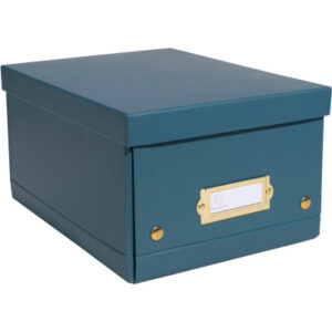 EXACOMPTA Aufbewahrungsbox Neo Deco  A5+ 62253E    entenblau           20x26x15cm