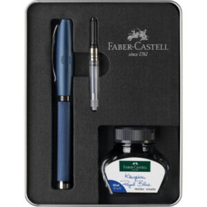 FABER-CA. Geschenkset Essentio         M 149625    blau, mit Tintenfass