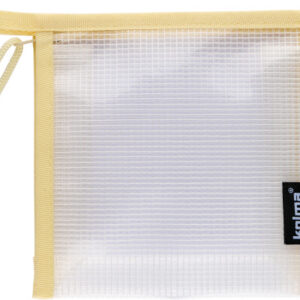 KOLMA     Reissverschlusstasche  15x15cm 08.189.15 Mesh Bag crème