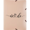 KOLMA     Gummibandmappe Wedding      A4 11.178.08 opak roségold,we do