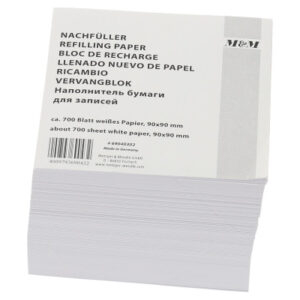NEUTRAL   Ersatzzettel Zettelbox   9x9cm 69040302  weiss                700 Blatt