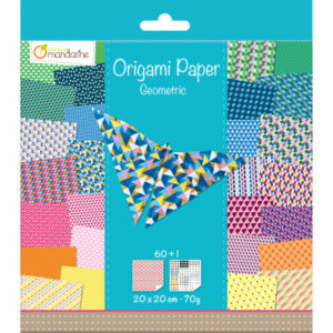 MANDARINE Origamipapier          20x20cm 52501MD   Geometrisch 70g       60 Blatt