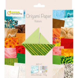 MANDARINE Origamipapier          20x20cm 52503MD   Natur 70g             60 Blatt