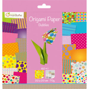 MANDARINE Origamipapier          20x20cm 52506O    Bubbles 70g           60 Blatt