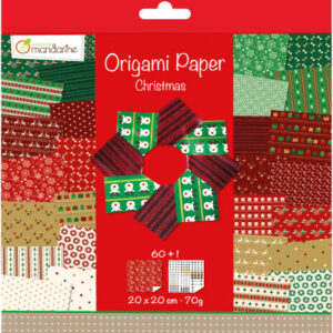 MANDARINE Origamipapier          20x20cm 52508O    Weihnacht 70g         60 Blatt