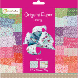 MANDARINE Origamipapier          20x20cm 52509O    Liberty 70g           60 Blatt