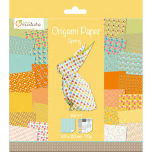 MANDARINE Origamipapier          20x20cm OR505O    Frühling 70g          60 Blatt