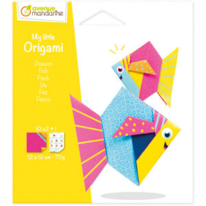 MANDARINE Origamipapier          12x12cm OR510C    Mon petit Fisch       20 Blatt