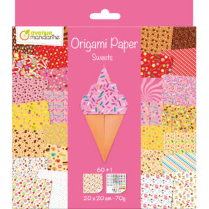 MANDARINE Origamipapier          20x20cm OR522C    Sweets 70g            60 Blatt