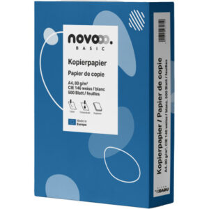NOVOOO    Kopierpapier Basic          A4 641908    weiss, 80g           500 Blatt