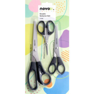 NOVOOO    Scheren-Set Kreativ E-131190  3-teilig, 10,4/14,8/20,8 cm