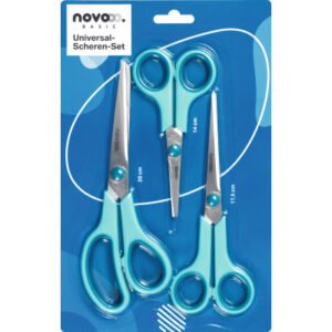 NOVOOO    Scheren-Set Universal E-190039  3-teilig, 14/17,5/20 cm