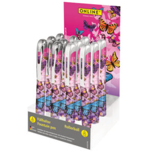 ONLINE    Display College Schreibgeräte 08400/12  Butterfly, assortiert  12 Stk.