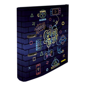ONLINE    Ordner Game Time           7cm 10140/6   mit Gummiband               A4