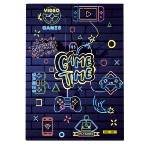 ONLINE    Notizbuch Game Time         A5 10143/6   gepunktet,  80gr.     96 Blatt