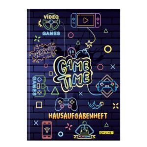 ONLINE    Hausaufgabenheft            A5 10144/12  Game Time, Deutsch    48 Blatt