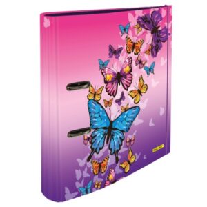 ONLINE    Ordner Butterfly           7cm 10148/6   mit Gummiband               A4