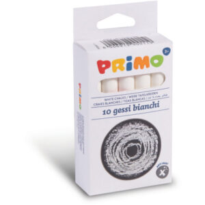 PRIMO     Kreide rund 011GB10R  weiss,rund staubfrei  10 Stück