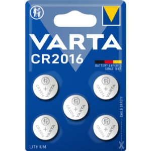 VARTA     Knopfzellenbatterie 06016 101 CR2016                 5 Stück
