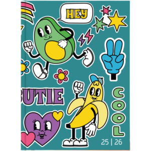 BIELLA    Schüleragenda Comic      25/26 14800026U 1T/1S                12x16.5cm