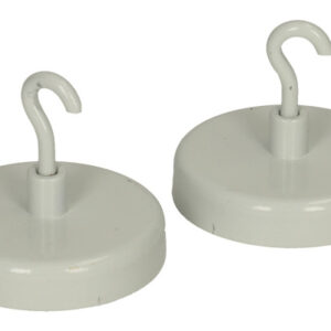 BOOFFICE  Hakenmagnete              47mm PC 47     weiss                  2 Stück
