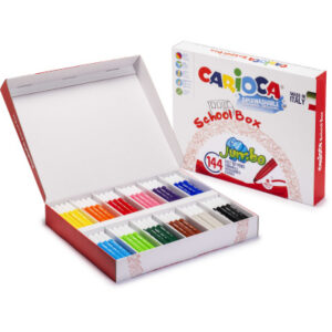 CARIOCA   Fasermaler Jumbo 003521    School Box, 144 Stück