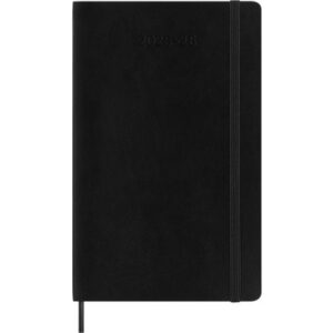 MOLESKINE Wochen-Notizkalender     25/26 999275426 18M liniert SC schwarz 13x21cm