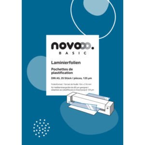 NOVOOO    Laminierfolie               A5 47030000  glanz, 125my          25 Stück