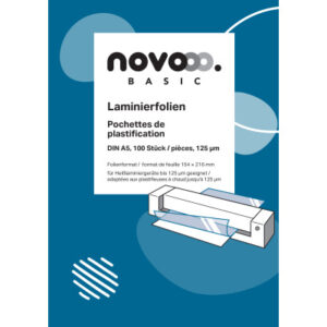 NOVOOO    Laminierfolie               A5 47040000  glanz, 125my         100 Stück