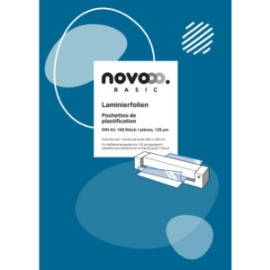 NOVOOO    Laminierfolie               A3 47120000  glanz, 125my         100 Stück