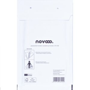 NOVOOO    Luftpolstertasche Mix E-1712134 weiss, 120x215mm     100 Stück