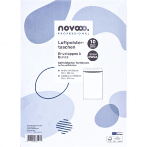 NOVOOO    Luftpolstertasche Mix E-1712138 weiss, 180x265mm      10 Stück