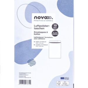 NOVOOO    Luftpolstertasche E-1712144 weiss, 120x215mm      10 Stück
